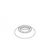 Kohler 1061015-CP Part - Polished Chrome Escutcheon