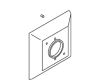 Kohler 57831-CP Part - Polished Chrome Escutcheon Assembly