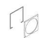 Kohler 57842-CP Part - Polished Chrome Escutcheon Assembly Kohler 57842-CP Part - Polished Chrome Escutcheon Assembly