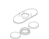 Kohler 79352-VF Part - Escutcheon Assembly Kohler 79352-VF Part - Escutcheon Assembly