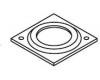 Kohler 85983-BRZ Part - Escutcheon- Bath