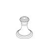 Kohler 1015101-BRZ Part - Handle Bell Kohler 1015101-BRZ Part - Handle Bell
