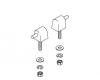 Kohler 1045964-33 Part - Mexican Sand Hinge Pack- Toilet Seat- Qc Kohler 1045964-33 Part - Mexican Sand Hinge Pack- Toilet Seat- Qc