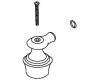 Kohler 1007373-VF Part - Polished Brass Lever Hdl/Less Insert Service Kit-Large