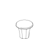 Kohler 86524-RN Part - Lift Knob Kohler 86524-RN Part - Lift Knob