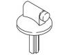 Kohler 93033-VF Part - Polished Brass Control Knob- Forged Kohler 93033-VF Part - Polished Brass Control Knob- Forged