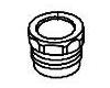 Kohler 29417-G Part - Brushed Chrome Lock Nut-Multi-Spray Head