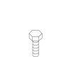 Kohler 93456 Part - Screw 3/8-16 X 1