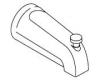Kohler 85555-BRZ Part - Spout- Ips Diverter Bath Kohler 85555-BRZ Part - Spout- Ips Diverter Bath