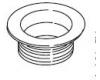 Kohler 29066-AU Part - Polished Gold Strainer Body- Bath Drain Kohler 29066-AU Part - Polished Gold Strainer Body- Bath Drain
