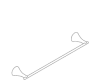 Kohler 76808-0 Part - White Towel Bar Kohler 76808-0 Part - White Towel Bar