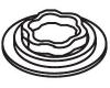 Kohler 77721-A Part - Trim Ring- Red Kohler 77721-A Part - Trim Ring- Red
