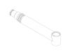 Kohler 1100667-VS Part - Vibrant Stainless Tube- Horizontal