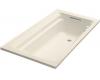 Kohler Archer K-1122-G-47 Almond BubbleMassage 5' Bath Tub with Comfort Depth Design