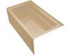 Kohler Archer K-1122-HL-33 Mexican Sand 5' Whirlpool Bath Tub with Comfort Depth Design, Integral Apron, Left-Hand Drain and Heat