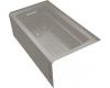 Kohler Archer K-1122-LA-K4 Cashmere 5' Whirlpool Bath Tub with Comfort Depth Design, Integral Apron and Left-Hand Drain