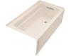 Kohler Archer K-1122-RA-55 Innocent Blush 5' Whirlpool Bath Tub with Comfort Depth Design, Integral Apron and Right-Hand Drain