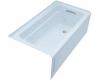 Kohler Archer K-1122-RA-6 Skylight 5' Whirlpool Bath Tub with Comfort Depth Design, Integral Apron and Right-Hand Drain