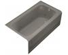 Kohler Bancroft K-1151-HR-K4 Cashmere 5' Whirlpool Bath Tub with Integral Apron, Heater and Right-Hand Drain