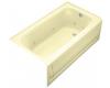 Kohler Bancroft K-1151-HR-Y2 Sunlight 5' Whirlpool Bath Tub with Integral Apron, Heater and Right-Hand Drain