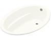 Kohler Sunward K-1162-G-0 White 5' BubbleMassage Bath Tub