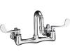 Kohler Triton K-7308-5A-CP Polished Chrome Sink Faucet with Wristblade Lever Handles