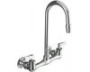 Kohler Triton K-7320-4-CP Polished Chrome Utility Sink Faucet with Lever Handles