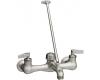 Kohler Kinlock K-8908-CP Polished Chrome Service Sink Faucet with Loose-Key Stops and Lever Handles