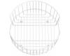Kohler Porto Fino & Undertone K-6518-0 White Coated Wire Rinse Basket