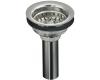 Kohler K-8813-CP Polished Chrome Stainless Steel Sink Strainer with Tailpiece