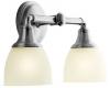 Kohler Devonshire K-10571-G Brushed Chrome Double Wall Sconce