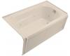 Kohler Portrait K-1109-RA-55 Innocent Blush 5' Whirlpool Bath Tub with Integral Apron and Right-Hand Drain
