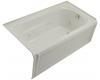 Kohler Portrait K-1109-RA-95 Ice Grey 5' Whirlpool Bath Tub with Integral Apron and Right-Hand Drain