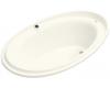 Kohler Purist K-1110-G-96 Biscuit BubbleMassage Bath Tub