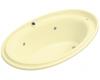 Kohler Purist K-1110-GCR-Y2 Sunlight BubbleMassage Bath Tub with Chromatherapy