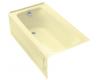 Kohler Bancroft K-1151-GLA-Y2 Sunlight 5' BubbleMassage Bath Tub with Integral Apron and Left-Hand Drain