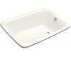 Kohler Bancroft K-1158-G-0 White 5.5' Experience BubbleMassage Bath Tub with Heater