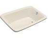 Kohler Bancroft K-1158-G-47 Almond 5.5' Experience BubbleMassage Bath Tub with Heater