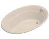Kohler Serif K-1337-G-55 Innocent Blush 5' BubbleMassage Bath Tub