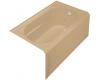 Kohler Devonshire K-1357-RA-33 Mexican Sand 5' Whirlpool Bath Tub with Integral Apron and Right-Hand Drain