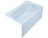 Kohler Devonshire K-1357-RA-6 Skylight 5' Whirlpool Bath Tub with Integral Apron and Right-Hand Drain