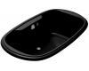 Kohler Revival K-1375-G-7 Black Black 6' BubbleMassage Bath Tub