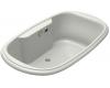 Kohler Revival K-1375-G-S2 White Satin 6' BubbleMassage Bath Tub