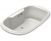 Kohler Revival K-1375-GCR-0 White 6' BubbleMassage Bath Tub with Chromatherapy