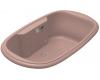 Kohler Revival K-1375-GCR-45 Wild Rose 6' BubbleMassage Bath Tub with Chromatherapy