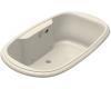 Kohler Revival K-1375-GCR-47 Almond 6' BubbleMassage Bath Tub with Chromatherapy