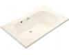 Kohler Memoirs K-1418-G-S1 Biscuit Satin 6' BubbleMassage Bath Tub