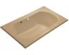 Kohler Memoirs K-1418-GCR-33 Mexican Sand 6' BubbleMassage Bath Tub with Chromatherapy