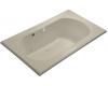 Kohler Memoirs K-1418-GCR-G9 Sandbar 6' BubbleMassage Bath Tub with Chromatherapy