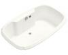 Kohler Portrait K-1457-G-0 White 5.5' BubbleMassage Bath Tub